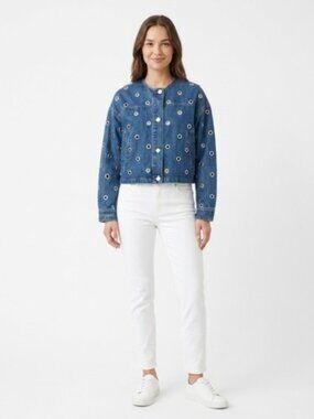 Blank NYC unique denim jean jacket size XS